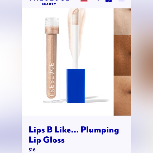 BRAND NEW Treslúce Beauty Plumping Lip Gloss - Picture 1 of 2